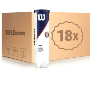 18x 4-pack rör Roland Garros All Court I kartong