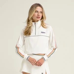 Davenport Woven Popover Tröja Damer - creme,