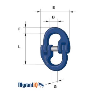 Kopplingslänk  V8-10 2,5ton Wll 8mm