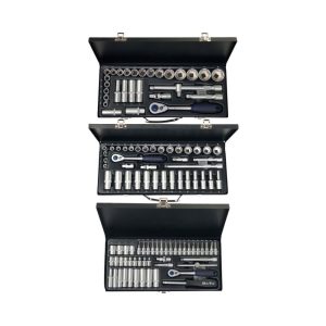 BATO Kombipaket. Sockelset 10-36mm 1/2 ”, sockelset 6-24mm 3/8”, sockelset 4-14mm 1/4 ”. 112 delar