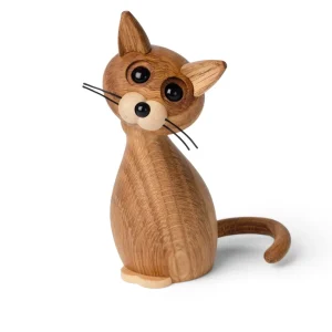 Lucky – Träkatt Dekoration 15,9 cm FSC®