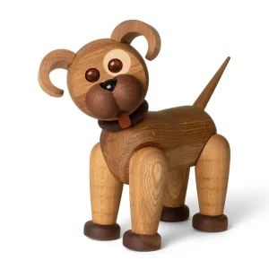 Big Happy – Trähund Dekoration 38 cm FSC®
