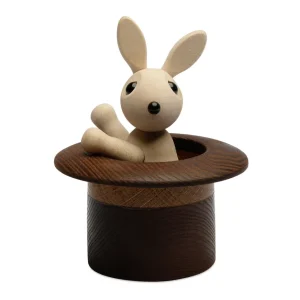 Den Magiska Hatten – Träfigur Dekoration 9,5 cm