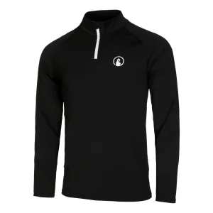 Big Serve 1/4 Zip Långärmat Herrar-Svart,Vit