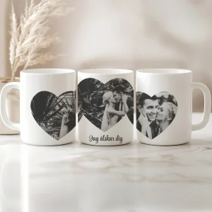 3 hjärtan, foto | Personlig mugg