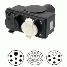 Adapter 15-polig till 2x 7-polig