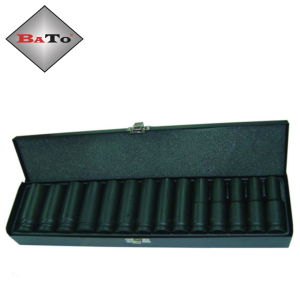BaTo – Krafthylsor 1/2″ Lång, 14 delar
