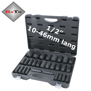 BaTo – Krafthylsor 1/2″ Lång, 29 delar