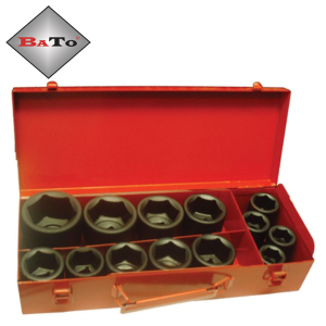 BaTo – Krafthylsor 3/4″ Kort, 13 delar