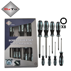 BaTo – Skruvmejselsats 6 kant, 2-10mm m/kula