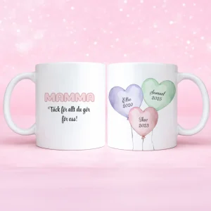 Ballonger | Mamma | Personlig mugg