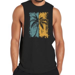 Twotone Palm Tree Tank Top