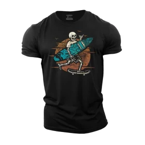 Surfing Skeleton T-Shirt