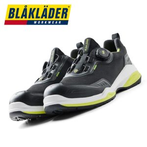 Blåkläder – STRIKER Skyddssko Svart/Limegrön S3S 2486