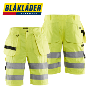 Blåkläder- Varselshorts med spikfickor, Gul