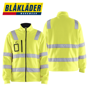 Blåkläder- Fodrad Fleecejacka varsel, Gul