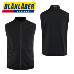 Blåkläder- Softshellväst Svart/Mörkgrå