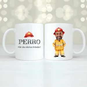 Brandman | Personlig mugg