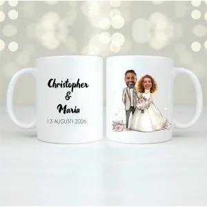 Ansikten | Bröllopspresent | Personlig mugg