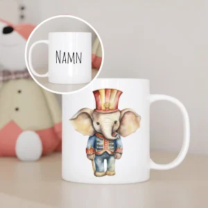 Cirkus | Personlig barnmugg