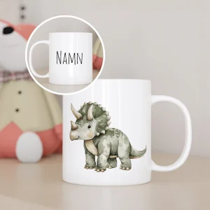 Dinosaurie | Personlig barnmugg