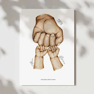 Fist bump (manlig) | Personlig Poster