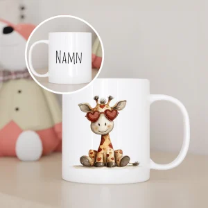 Giraff | Personlig barnmugg