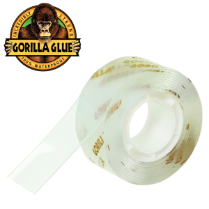 Gorilla Glue – Genomskinlig monteringstejp 25,4 mm x 1,52 m