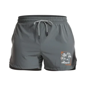 Beach Vibe Athletic Quick-Dry Shorts