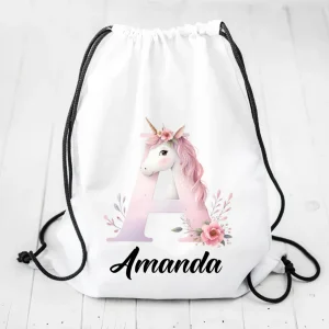 Enhörning, bokstav #2 | Personlig gympapåse