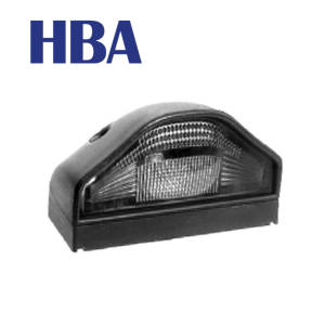HBA –  Nummerplåtsbelysning med kabelingång