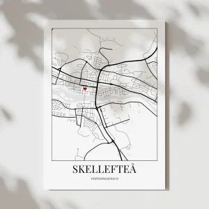 Karta | Personlig poster