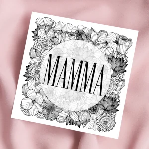 MAMMA | Dubbelvikt kort