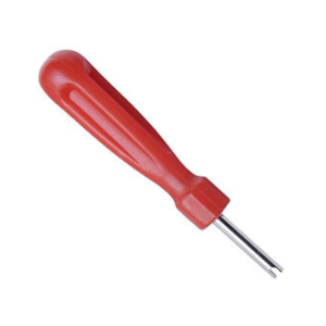 Röd skruvmejsel för ventilnål