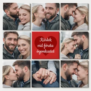 9 magneter | Kärlek | Fotomagneter