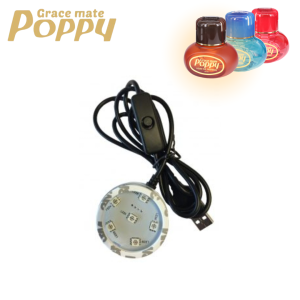 Lysdiodplatta Poppy USB