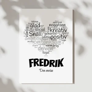 Ordmoln | Personlig poster