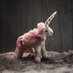 Rosa enhörning, blomma