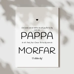 Barnbarn | Poster med text