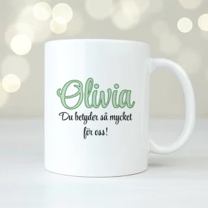 Valfri text | Färg | Personlig mugg