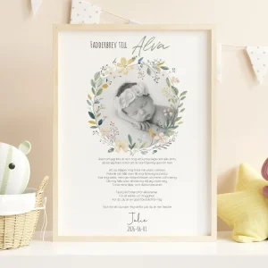 Fadderbrev | Foto & blommor