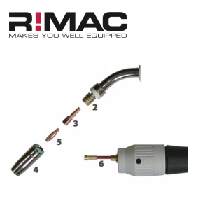 R!MAC – Gaskåpa Konisk M15x2st