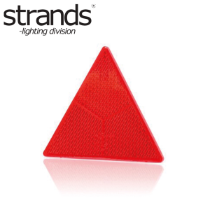 Strands – Röd trekantig reflex till släp