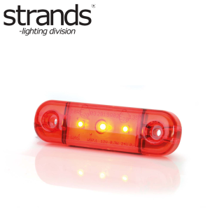 Strands – Slimmad Rött LED Positionsljus