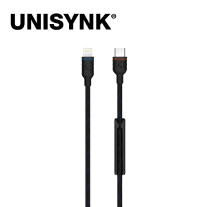 Unisynk – Lightning kabel 1.2m, Premium Typ C