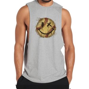 Baseball Smiley Tank Top