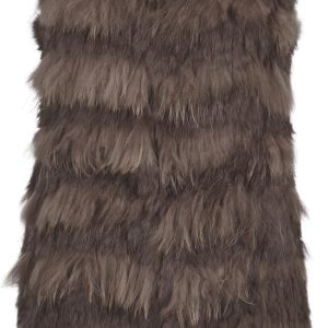 Vigga Väst | Kaninpäls | Tvättbjörnspäls