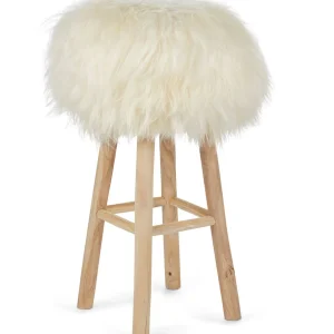 Theo Barstol + Överdrag | Ekben | Isländskt Fårskinn