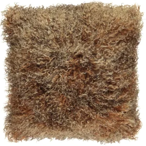 Fårskinnskudde | Lockig | Dubbelsidig | Tibet | 40x40 cm