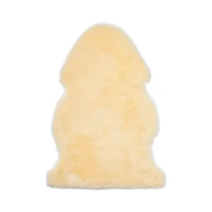 Lammskinn Baby | Till barn & bebisar | Perfekt till barnvagnen | 95 cm Gul